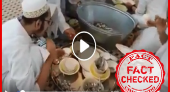 क्या मुस्लिम लोग ईद के अवसर पर हिन्दुओं को खाना देने के पहले थाली, कटोरी और चम्मचों पर अपना थूक लगा कर दे रहें हैं ?”