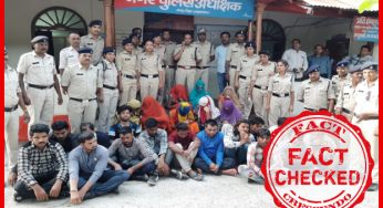 ये वायरल तस्वीर मध्य प्रदेश से बच्चा चोरों की नहीं है, अपितु देह व्यापार के आरोपियों की है |