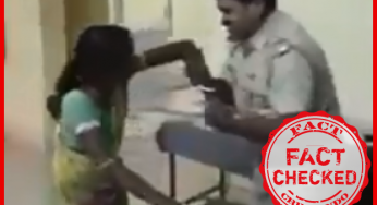 ﻿क्या पुलिस थाने में एक महिला को पुलिस अफसर द्वारा थप्पड़ मारने का यह विडियो उत्तर प्रदेश का है ?