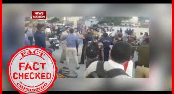 दिल्ली के पुराने वीडियो को असम में पुलिस और सेना जवानों के बीच एनआरसी लिस्ट के बाद हुए टकराव के रूप में साझा किया जा रहा है |