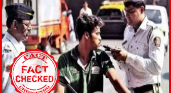 क्या नॉएडा में २१ हजार का ट्रैफिक चालान भरने पर युवक ने भगा लिया कांस्टेबल की पत्नी को ?