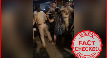 फैक्ट चेक- क्या पुलिस और इस महिला के बीच ट्रैफिक चालान काटने के कारण हुई हाथापाई?