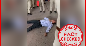 भागलपुर में हुये मोक ड्रिल के वीडियो को कोरोनावायरस से संक्रमित पुलिस अधिकारी के नाम से फैलाया जा रहा है |