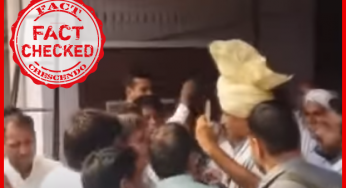भा.ज.पा सांसद पर स्याही फेंकने का वीडियो पुराना है व किसान आन्दोलन से संबंधित नही है |