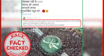 यमन के सना में मिलाद उन-नबी के जश्न पर जमा हुई भीड़ को चेचन्या में फ्रांस के खिलाफ प्रदर्शन बता वायरल किया जा रहा है।