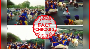 निहंग सिखों के एक पुराने वीडियो को वर्तमान में किसान आंदोलन से जोड़ फैलाया जा रहा है|
