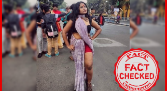 कोलकाता से प्राइड परेड के तस्वीर को जेएनयू छात्रों द्वारा हिन्दू संस्कृति के विरोध का बता वायरल किया जा रहा है|