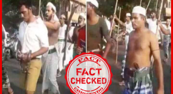 क्या आर.एस.एस के कार्यकर्ताओं को केरल में पी.एफ.आई के कार्यकर्ताओं ने हथकडियाँ पहनाकर बाज़ार में घुमाया? जानिये सच…