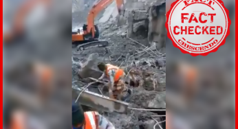 उत्तराखंड में चल रहे राहत-बचाव कार्य के वीडियो को भारतीय सेना द्वारा पैंगोंग त्सो में चीनी बंकरों को ध्वस्त करने का बता वायरल किया जा रहा है |