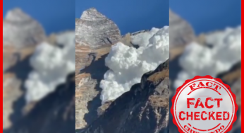 नेपाल का वीडियो उत्तराखंड के चमोली जिले में ग्लेशियर टूटने के नाम से वायरल