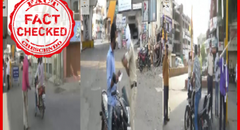 महाराष्ट्र के अमरावती में लगे लॉक़डाउन के पुराने वीडियो को वर्तमान का बता वायरल किया जा रहा है।