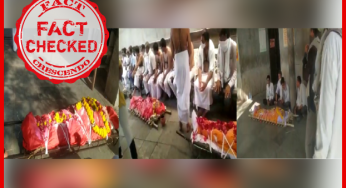 गुजरात के सूरत में स्थित एक श्मशान घाट में अंतिम संस्कार के लिए लाइन में लगे शवों के वीडियो को महाराष्ट्र के जलगांव का बता वायरल किया जा रहा है।