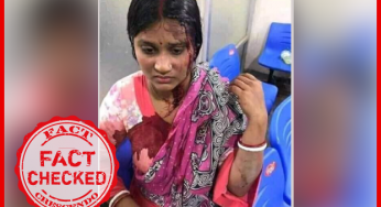 पिछले वर्ष बांगलादेश के चटगांव में एक महिला पर हुये हमले को वर्तमान बंगाल हिंसा से जोड़कर वायरल किया जा रहा है।