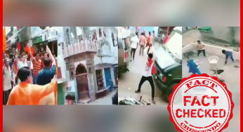 पुराने व असम्बंधित वीडियो के संकलन को वर्तमान पश्चिम बंगाल में हिन्दुओं के पलटवार का बता भ्रामकता फैलाई जा रही है।
