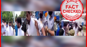 निजी ज़मीन के सम्बंध में ए.आई.एम.आई.एम के नेता माजिद हुसैन और पुलिस के बीच हो रहे विवाद को सांप्रदायिकता से जोड़ गलत सन्दर्भ के साथ वायरल किया जा रहा है।