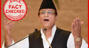 समाजवादी पार्टी के नेता आज़म खान के नाम से वायरल हो रहा विवादित फेसबुक पोस्ट फर्ज़ी है।