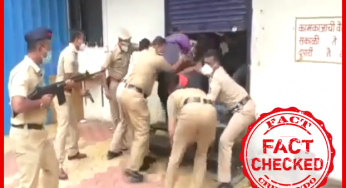 महाराष्ट्र के अहमदनगर में किये गये मॉक ड्रिल के वीडियो को वास्तविक बैंक डकैती का बता फैलाया जा रहा है |