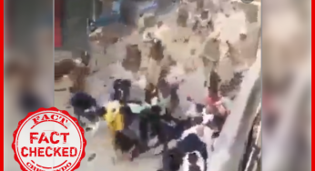 क्या पुलिस द्वारा भीड़ पर लाठीचार्ज करने का वीडियो कश्मीर से है? जानिए सच