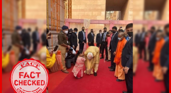 क्या प्रधानमंत्री नरेंद्र मोदी ने आईएएस आरती डोगरा के पैर छुएं है? जानिए सच…