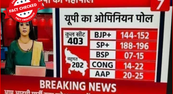 क्या AAP यूपी में बसपा और कांग्रेस से ज्यादा सीटें जीतेगी ऐसा ओपिनियन पोल आया है? जानिये सच…