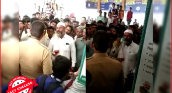 महाराष्ट्र का पुराना वीडियो जहांगीरपुरी में मुस्लिम शख्स पुलिस को धमकाने का बोलकर वायरल; जानिये सच