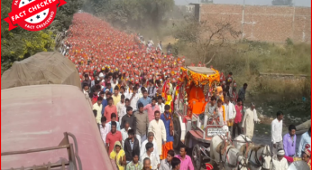 यह वीडियो मथुरा में हुई कलश यात्रा का है, अयोध्या का नहीं 