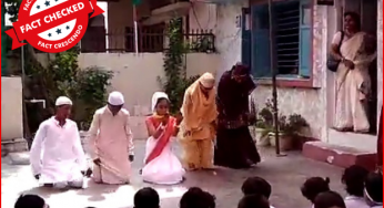 लखनऊ में भारत माता से जबरदस्ती नमाज़ पढ़वाने का आरोप गलत; अधुरा वीडियो भ्रामक दावे के साथ वायरल
