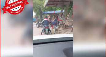 स्कूल की छात्रा को किडनैप कर रहे लोगों का स्क्रिप्टेड वीडियो वायरल।