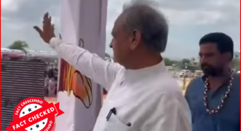 क्या नावा में अशोक गहलोत की सभा में लोगों ने मोदी-मोदी के नारे लगाये?