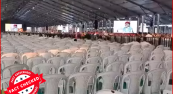 क्या गुजरात में हुई प्रधानमंत्री मंत्री की रैली में उनके भाषण के समय पंडाल खाली था? जानिये इस वीडियो का सच…