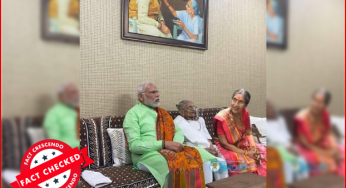 क्या पीएम मोदी ने मां से मुलाकात की तब उनकी पत्नी जसोदाबेन भी वहीं मौजूद थी?