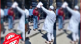 मुंबई में बुलडोजर चलाने का आदेश दे रही महिला अधिकारी का वीडियो उत्तर प्रदेश का बताया जा रहा है।