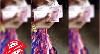 तेलंगाना चुनाव में बांटे गये पैसे के वीडियो को कर्नाटक का बताकर वायरल किया जा रहा है।