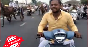 दिल्ली में हुए तांगा रेस के वीडियो को गलत तरीके से सांप्रदायिक दावे के साथ वायरल किया गया।