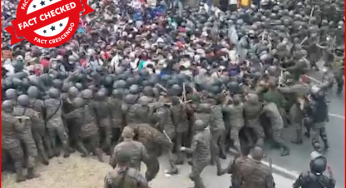 ग्वाटेमाला में हुये प्रवासियों और पुलिस के बीच झडप के पुराने वीडियो को पाकिस्तान का बताया जा रहा है। 