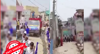 मथुरा में अंबेडकर जयंती शोभा यात्रा के दौरान मुसलमानों ने नहीं किया था पथराव, दावा भ्रामक..