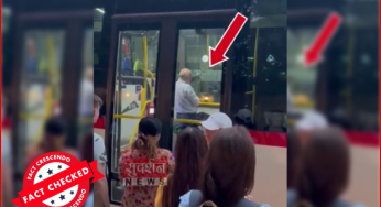 दुबई में बस में नमाज़ पढ़ रहे बस ड्राइवर के वीडियो को भारत का बता कर सांप्रदायिकता से जोड़ वायरल किया जा रहा है।