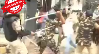 बिहार के पटना में भाजपा नेताओं पर हुई लाठीचार्ज के वीडियो को मेवात का बता वायरल किया जा रहा है।