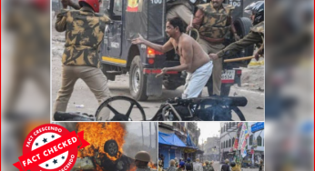 हिंसा की ये पुरानी तस्वीरें हरियाणा में चल रही हिंसा की बताकर शेयर किया जा रहा है…