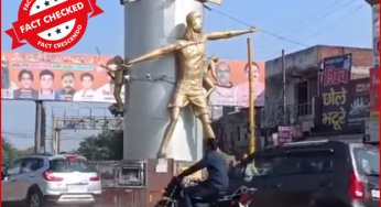 क्या मेरठ में बने नीरज चोपड़ा के पूतले से भाला चोरी हो गया है? जानिये सच…