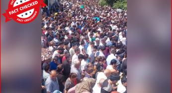 वीडियो में दिख रही भीड़ इजराइल के डर से गाजा छोड़कर नहीं जा रही। जानिये इस वीडियो का सच.. 