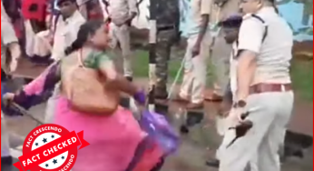 चार साल पहले झारखंड में महिला पर लाठी बरसा रहे पुलिस के वीडियो को छत्तीसगढ़ का बता वायरल किया जा रहा है।