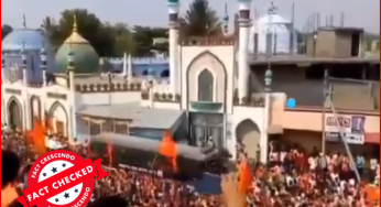 वर्ष 2019 के कर्नाटक के एडिटेड वीडियो को उज्जैन का बता कर गलत दावे के साथ वायरल किया जा रहा है।