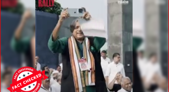 केरल में मुस्लिम लीग और कांग्रेस नेता शशि थरूर ने हमास के आतंकवादियो के समर्थन में रैली नहीं निकाली है।