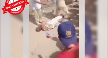 पाकिस्तान में तिलक लगाने पर एक हिंदू व्यक्ति पर भीड़ द्वारा हमला करने का दावा फर्जी….