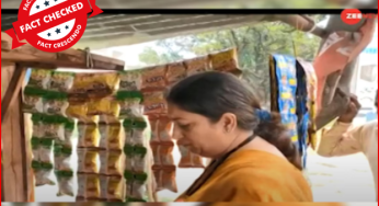 बंगला खाली करने के बाद स्मृति ईरानी के कुरकुरे खरीदने का वायरल दावा भ्रामक, वीडियो 2019 का है….