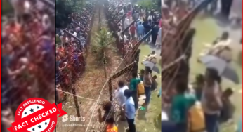 यह वीडियो असम में स्थित बांग्लादेश बॉर्डर से भारत में घुसपैठ की घटना का नहीं है , यह पुराना वीडियो है…