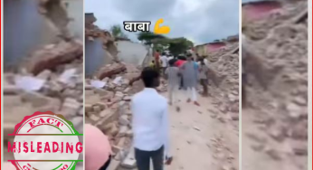 बहराइच हिंसा से पहले हुए बुलडोजर एक्शन का वीडियो, हिंसा के आरोपियों से जोड़कर वायरल….