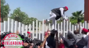 रेप पर सवालों से बचने के लिए गेट कूद कर नहीं भागे अखिलेश, पुराना वीडियो गलत दावे से वायरल…