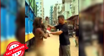 बांग्लादेश में हिंदू साधु के बाल काटकर मुसलमान बनाने का फर्जी दावा वायरल…